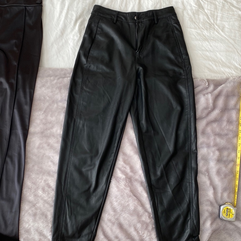 Zara leather pants